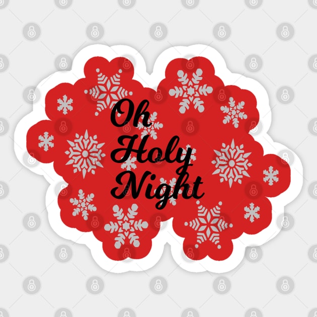 Oh Holy Night Sticker by Oopsie Daisy!